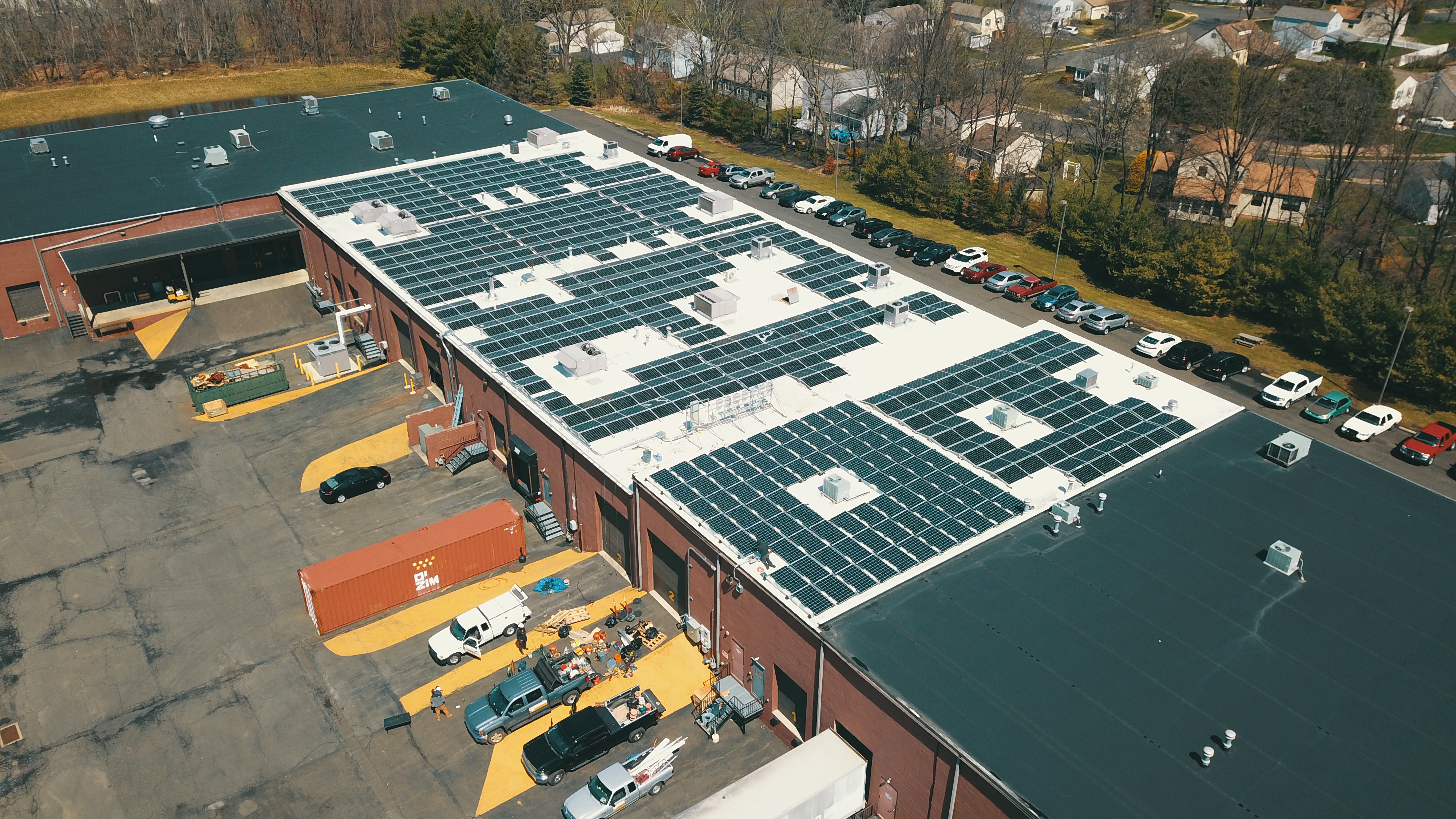 thermomegatech commercial solar panel installation